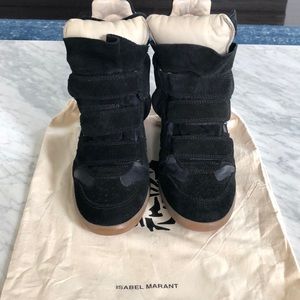 Authentic ISABEL MARANT Bekett leather/sneakers